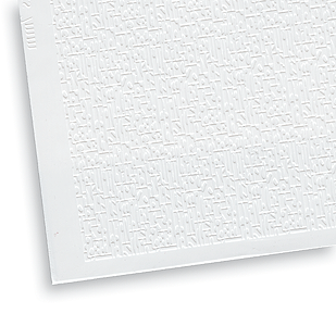 Model Builder's Supply Line Styrene Sheets pkg(2) .020 x 11 x 14" -- Random Cut Stone