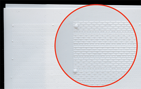 Model Builder's Supply Line Styrene Sheets pkg(2) .020 x 11 x 14" -- American Bond Brick