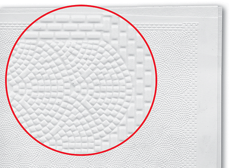 Styrene Brick Sheet - Model Builder's Supply Line -- Fan Pattern