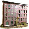 Styrene Brick Sheet -- Flemish Bond Pattern N/Z Scale .020 x 110 x 14"  .05 x 25.4 x 35.6cm pkg(2)
