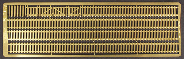 Model Builder's Supply Line Etched Brass Fencing, 300 Scale Feet -- Picket Fence w/ Gates