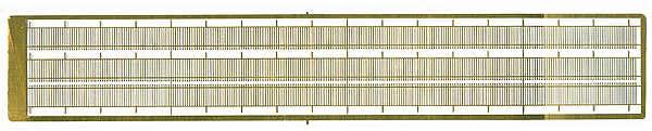 Model Builder's Supply Line Etched Brass Fencing 420 Scale Feet -- Spear Point Fence