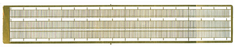 Model Builder's Supply Line Etched Brass Fencing 420 Scale Feet -- Spear Point Fence