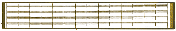 Model Builder's Supply Line Etched Brass Fencing - Kit -- Barbed-Wire - Scale 550'  168m