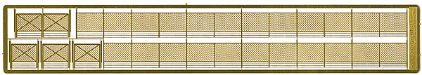 Model Builder's Supply Line Etched Brass Fencing - Kit -- 12' Chain Link Fence w/Security Wire & Gates - Scale 275'  83.8m