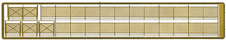 Model Builder's Supply Line Etched Brass Fencing - Kit -- 12' Chain Link Fence w/Security Wire & Gates - Scale 275'  83.8m