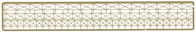 Cross Bar Fence w/Gate -- 620 Scale Feet Total
