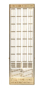 3-Rail Corral Fence with Gates and Posts -- Etched-Brass Kit, 240 Scale Feet Total