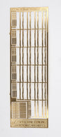 Split Rail Fence with Wood Bark Texture and 3D Posts -- Etched-Brass Kit, 240 Scale Feet Total