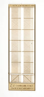 12' Security Fence with Gates, Barbed Wire and Posts -- Etched-Brass Kit, 140 Scale Feet Total