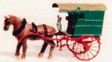 Horse-Drawn 2-Wheel Delivery Van - Kit -- w/Horse & Lamp Jewels