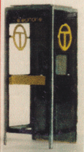 Shire Scenes Telephone Booth w/Interior - Kit (Etched Metal) -- Modern pkg(2)