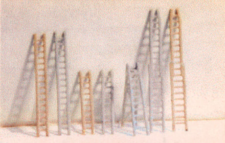Ladder Assortment - Kit - Shire Scenes -- 2 Each Short, Long & Extension