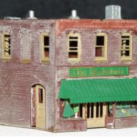 Shire Scenes 2-Story Retail Store - Kit (Etched Metal) -- 1-1/2 x 1-1/2 x 1-1/4"  3.8 x 3.8 x 3.2cm