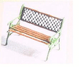 Shire Scenes Scenery Detail - Kit (Etched Metal) -- Lattice-Back Benches pkg(12)