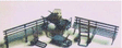 Shire Scenes Scenery Detail - Kit (Etched Metal) -- Benches, Carts & Barrows (10 Pieces)