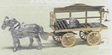 Shire Scenes Merchant's Wagon w/Sack Castings -- Peddler's Wagon