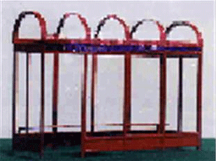 Train/Bus Stop Shelter -- Etched Metal Kit