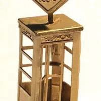 United States Telephone Booth -- Etched-Metal Kit