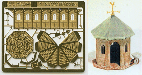 Shire Scenes Scenery Detail - Kit (Etched Metal) -- Garden Shed/Cottage