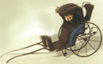 Shire Scenes Horse-Drawn Wagon w/Horse & Lamp Jewels - Kit (Etched Metal) -- Hansom Taxi (Cab)