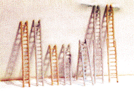 Ladder Assortment - Shire Scenes -- Etched-Metal Kit pkg(6)