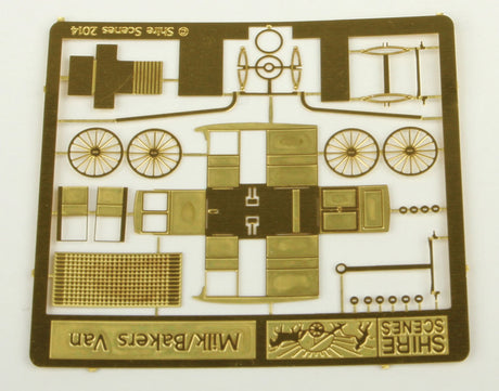 Making-A-Scene Etched Brass Kit -- Milk & Bread Van