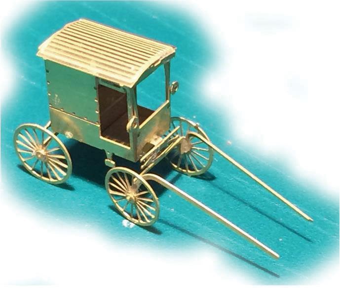 Making-A-Scene Etched Brass Kit -- Amish Buggy