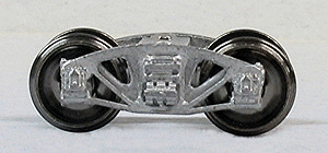 Kitbits Caboose Trucks Metal Sideframes with Metal Wheels - 1 Pair -- Gould Simplex