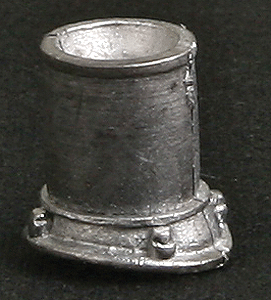 KitBits - 30" Tall Engine Stack (Unpainted White Metal Casting) -- Bolted Base