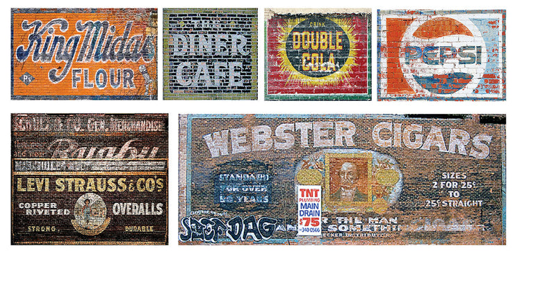 Ghost Sign Decals -- Set #5