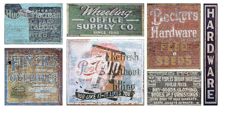 Ghost Sign Decals -- Set #26
