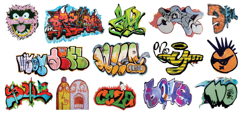 Graffiti Decals -- Set #16