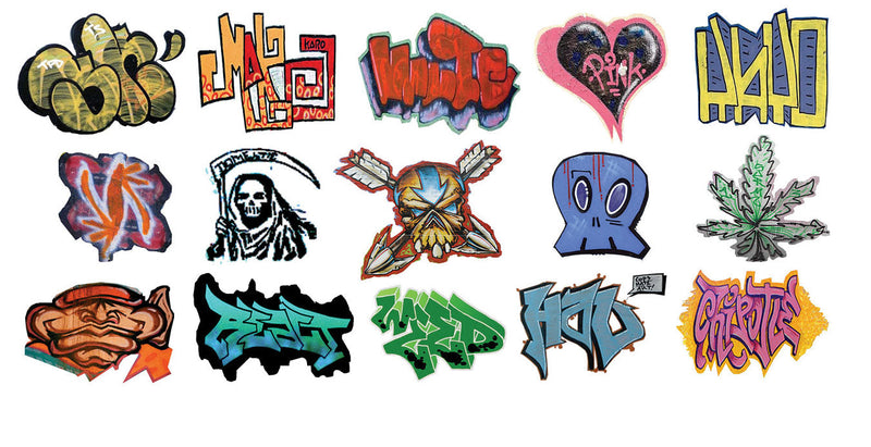 Graffiti Decals -- Set #18