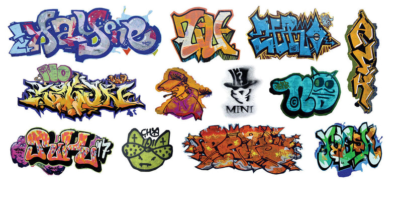Graffiti Decals -- Set #24