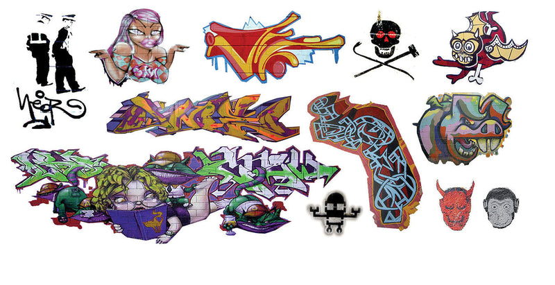 Graffiti Decals -- Set #25