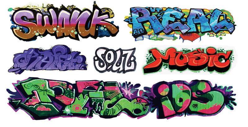 Graffiti Decals -- Set #41