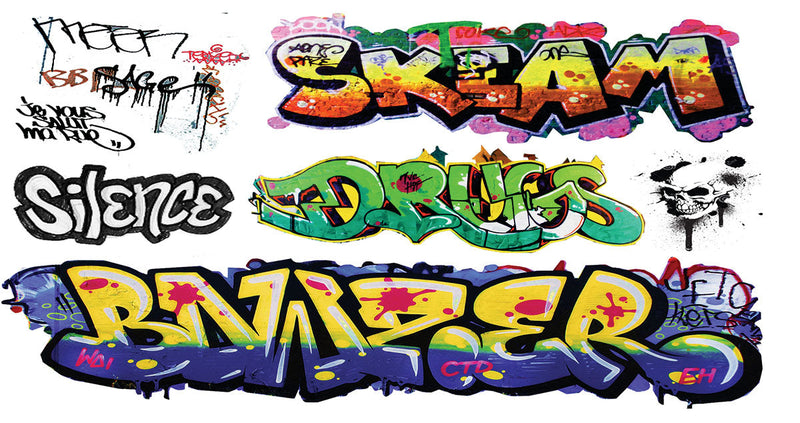 Graffiti Decals -- Set #43