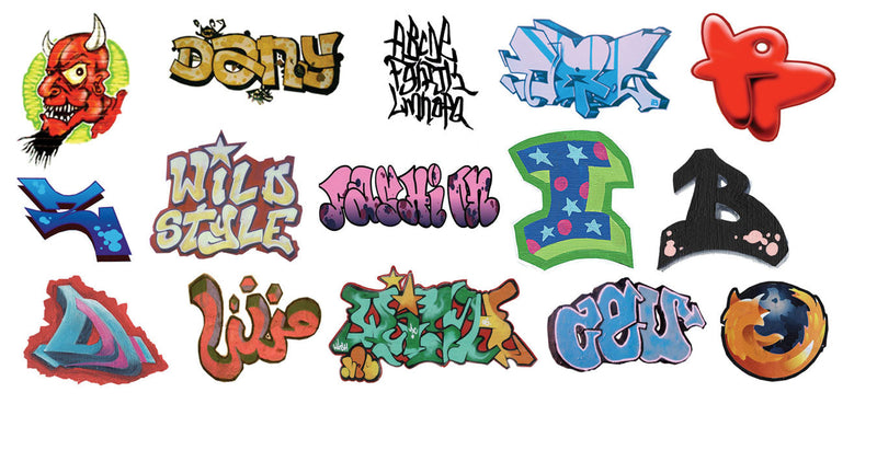 Graffiti Decals -- Set #13