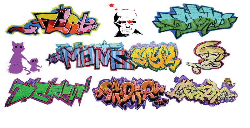 Graffiti Decals -- Set #19