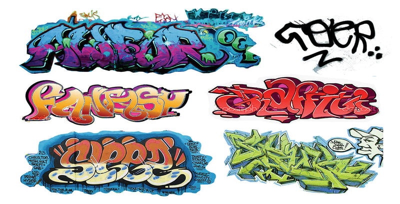 Graffiti Decals -- Set #42