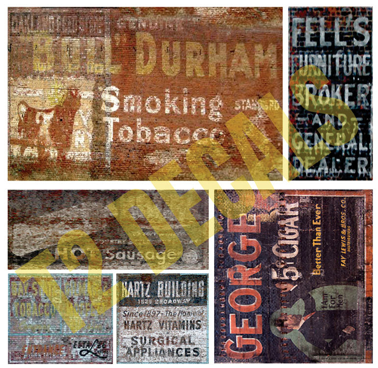 Ghost Sign Decals -- Set #39