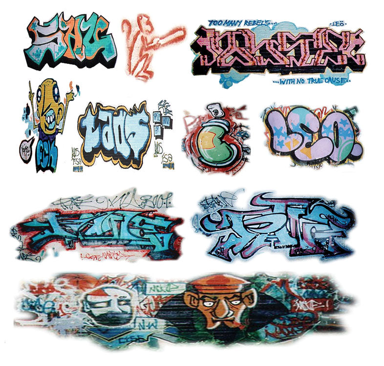 Graffiti Decals -- Set #3