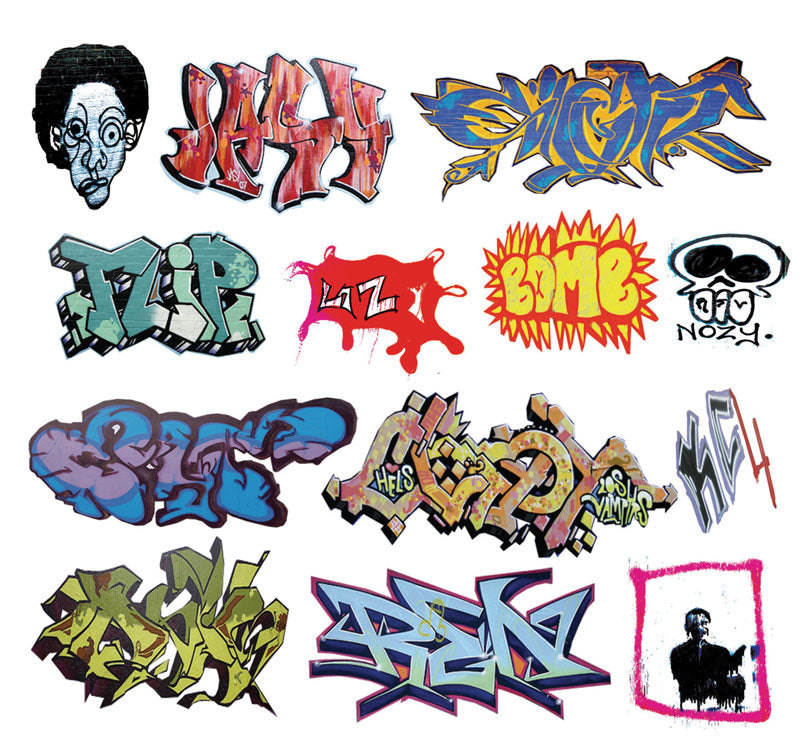 Graffiti Decals -- Set #7