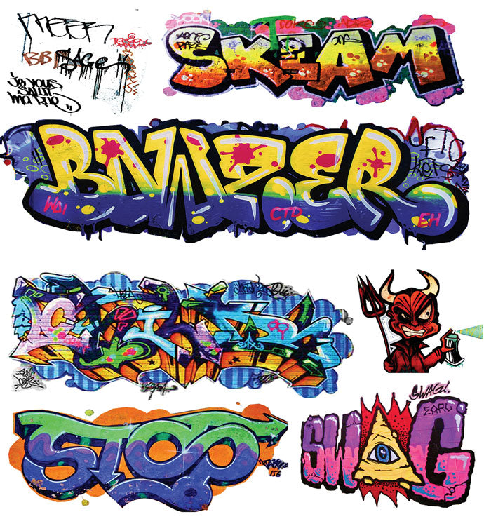 Graffiti Decals -- Set #11