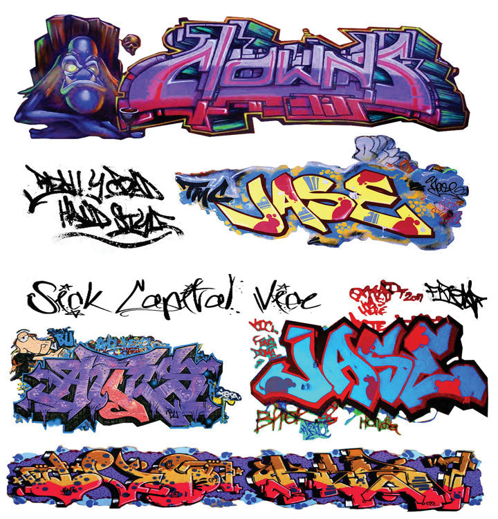 Graffiti Decals -- Set #14