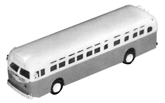 GMC Transit Bus -- Blue