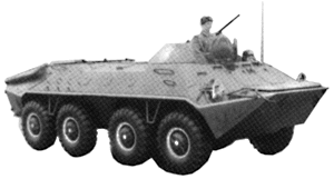 Military - Soviet Union & Warsaw Pact Post-1945 - Armored Vehicle -- BTR-70 Armored Personnel Carrier