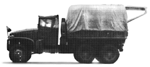 Military - US & Allies WWII - Heavy Trucks (Cast Metal Kit) -- GMC CCKW-352 Wrecker with Towing Crane