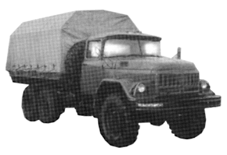Military - Soviet Union & Warsaw Pact Post-1945 - Truck -- ZIL-131 Cargo/Personnel Carrier (Canvas Top)